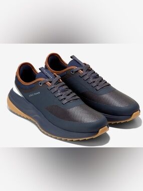 Cole Haan Men's Grand Pri All Day Navy Golf Shoes. NWOT